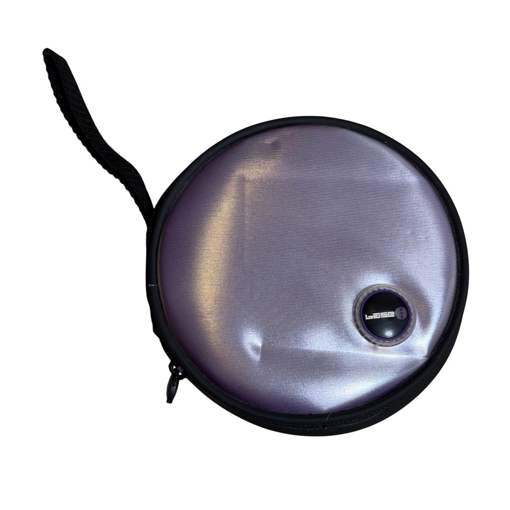 Cyber Y2K Case by Motion Systems Iridescent Purple Round CD Case Soft Shell